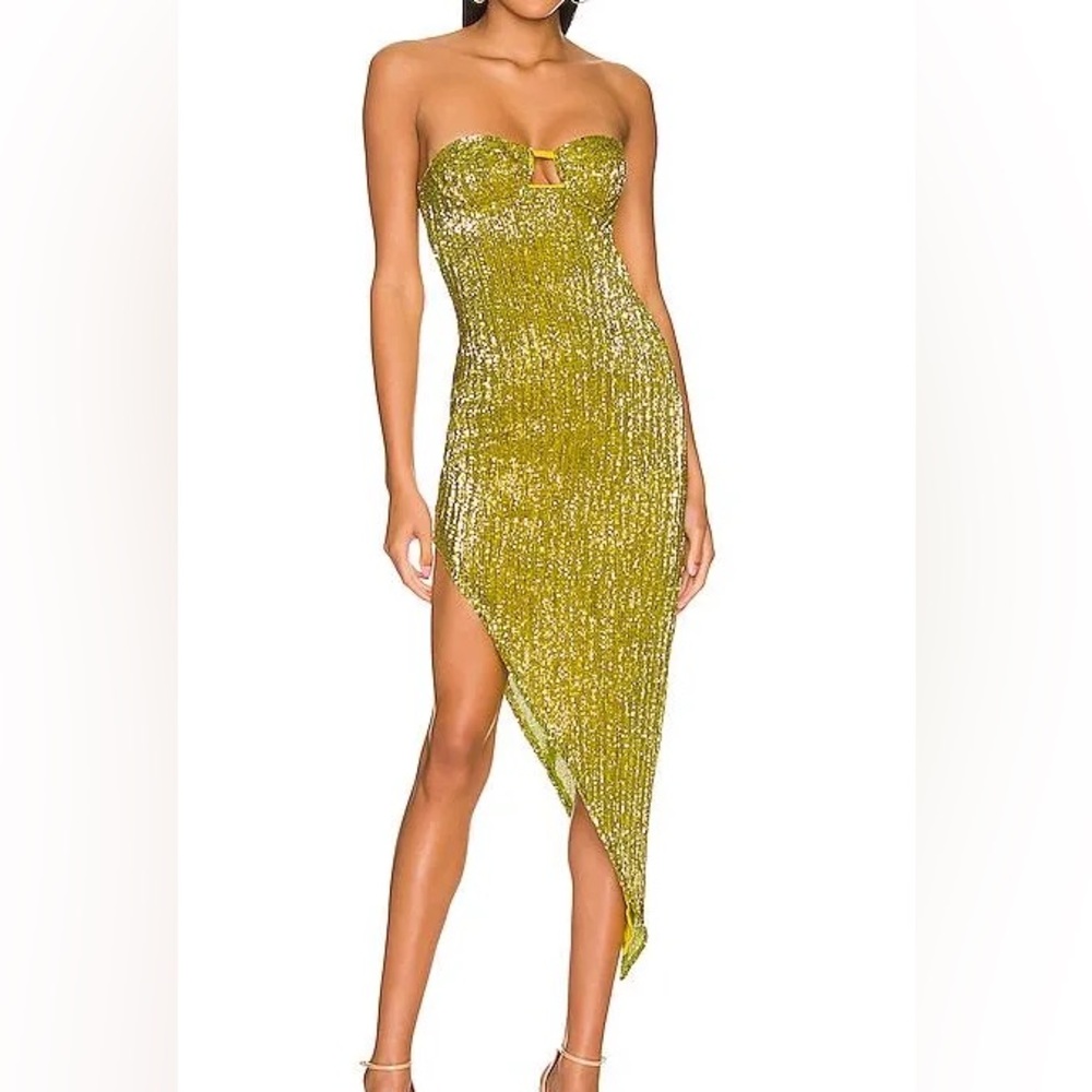 Mackenzie Midi Dress in Limoncello